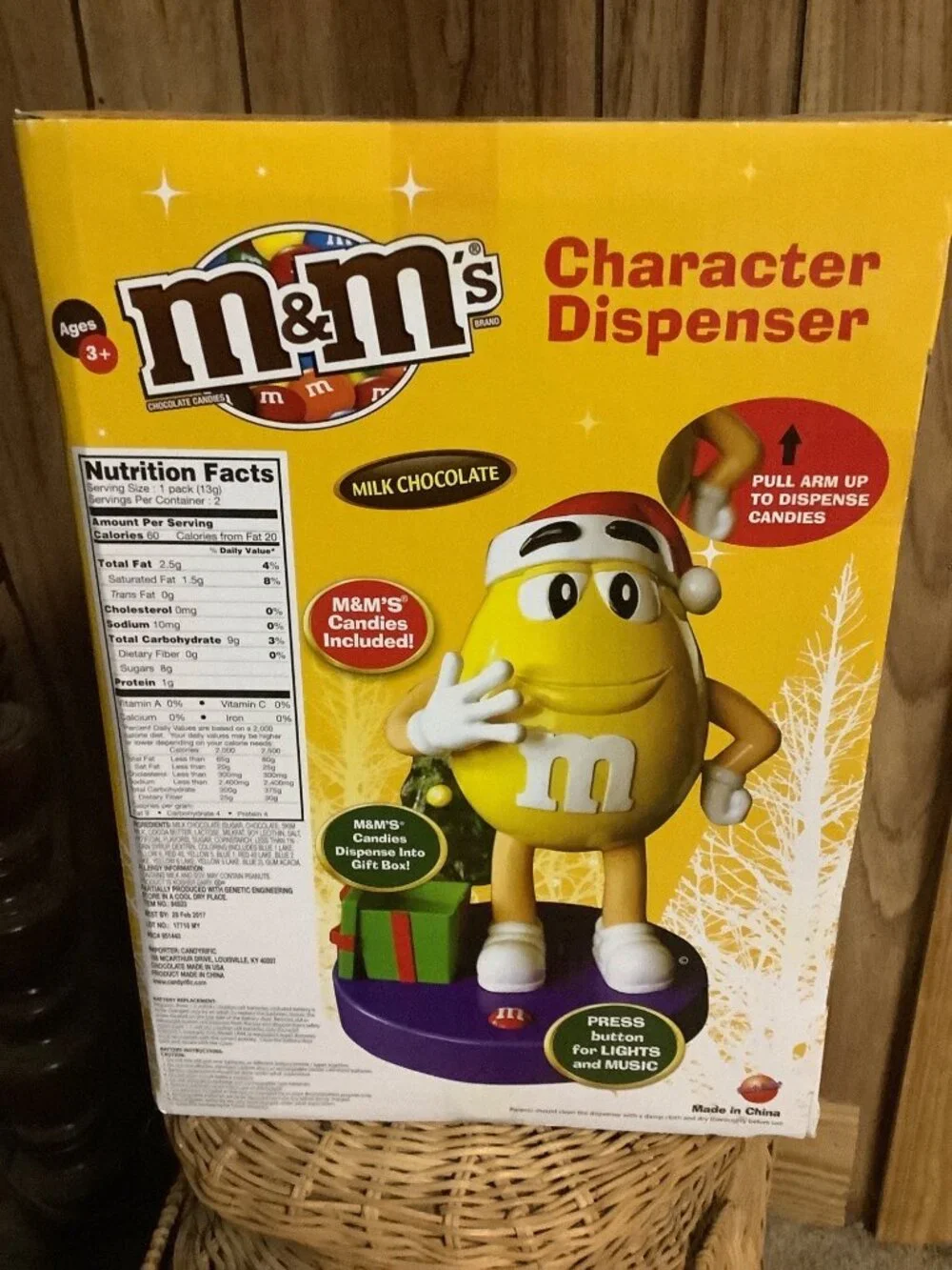 Mars m&m’s santa